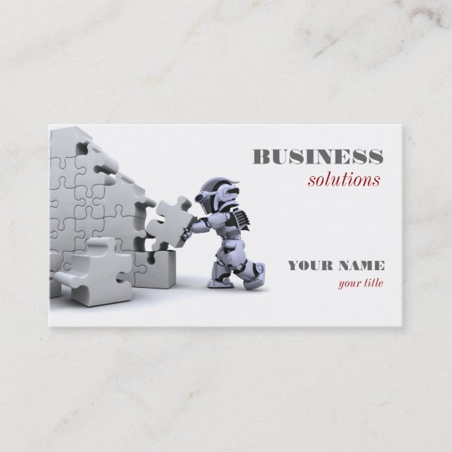 Jigsaw Building Business Card (Front)