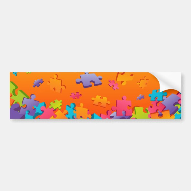 Jigsaw Bumper Sticker (Front)