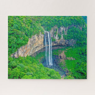 Jigsaw Caracol Waterfall Brazil. Puzzle