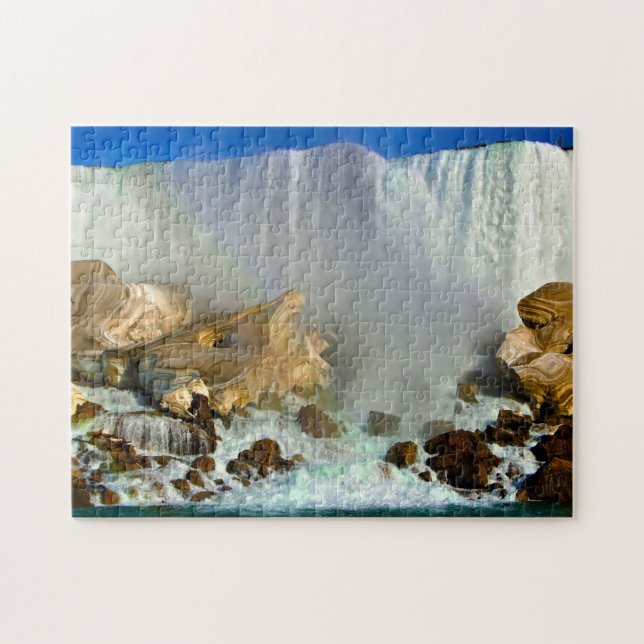Jigsaw Niagara falls Buffalo New York. Puzzle (Horizontal)