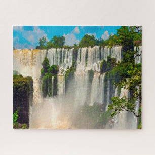 Jigsaw of Iguazu falls Argentina. Jigsaw Puzzle