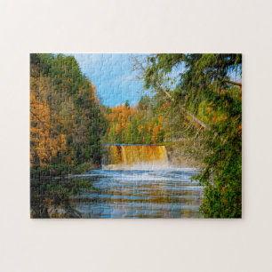 Jigsaw of Tahquamenon falls Michigan. Puzzle