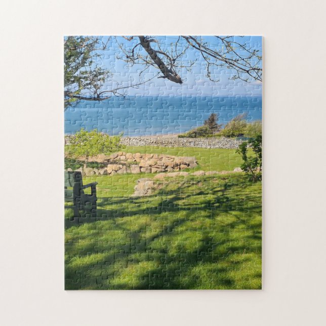 Jigsaw - overlooking the sea at Barmouth, Wales Jigsaw Puzzle (Vertical)