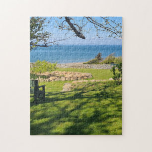 Jigsaw - overlooking the sea at Barmouth, Wales Puzzle