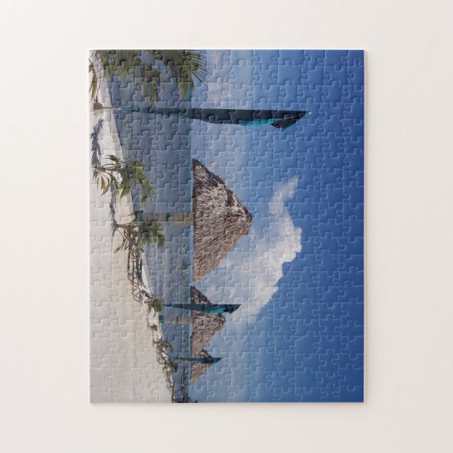 Jigsaw photo puzzle featuring Belise beach scene. (Vertical)