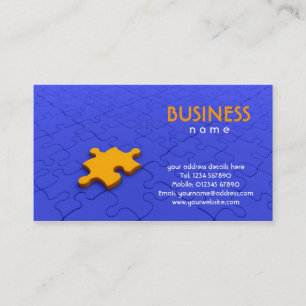 Jigsaw Piece Business Card