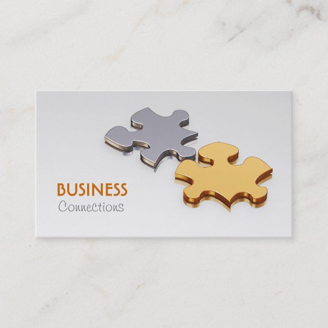 Jigsaw Pieces Business Card (Front)