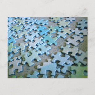 Jigsaw Pieces Postcard