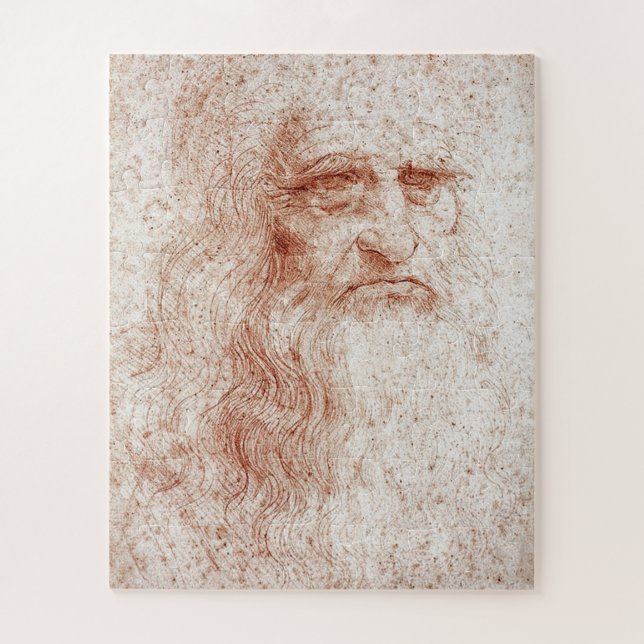 Jigsaw Planet Puzzle | Da Vinci: Self-portrait (Vertical)