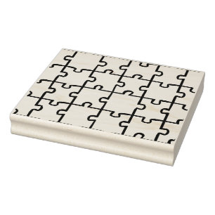 jigsaw puzzle art stamp