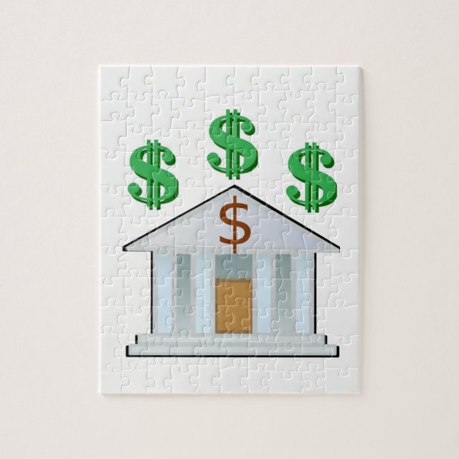 Jigsaw Puzzle Banker (Vertical)