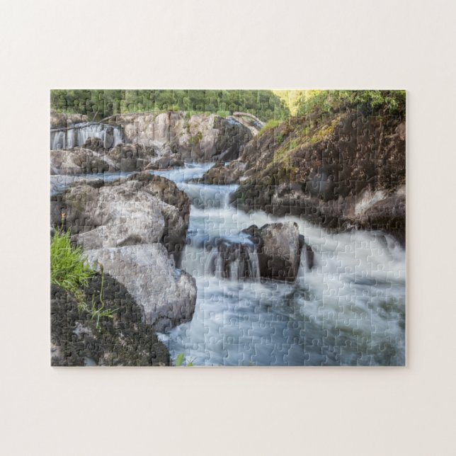 Jigsaw puzzle Cenarth Falls, Ceredigion west Wales (Horizontal)