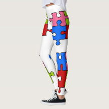Jigsaw puzzle leggings