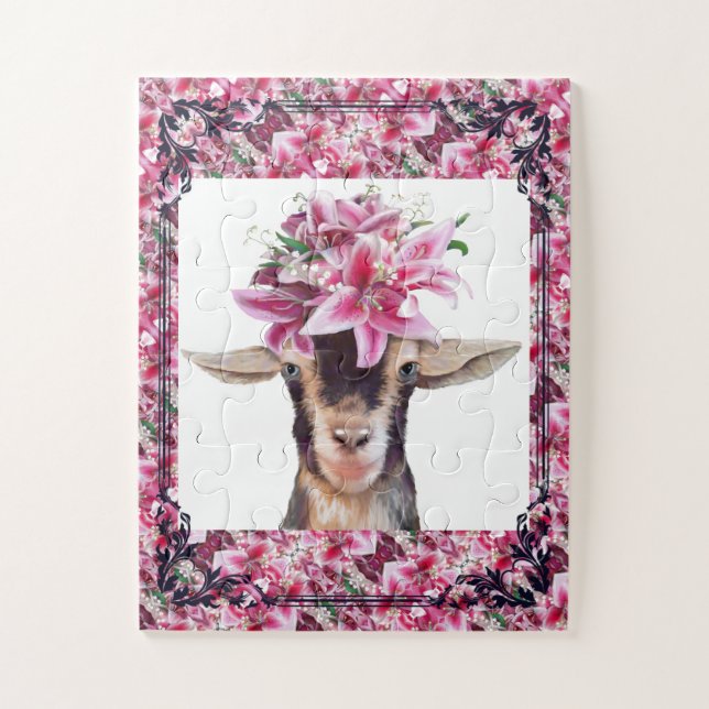 Jigsaw Puzzle Lilly the Goat (Vertical)