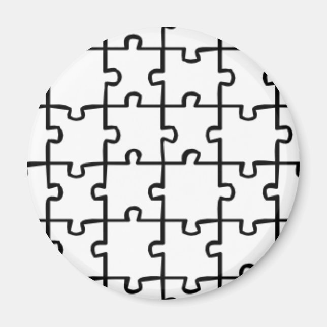 Jigsaw Puzzle Magnet (Front)