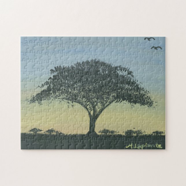 Jigsaw Puzzle, Morning Light by M. Laplante Jigsaw Puzzle (Horizontal)