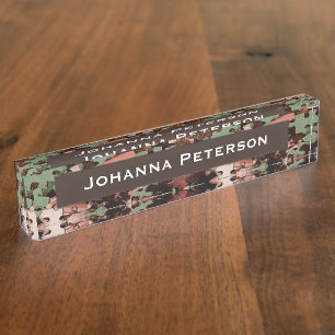 Jigsaw Puzzle Novelty Nameplate