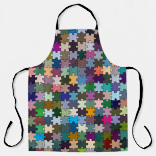 Jigsaw Puzzle Pieces Apron