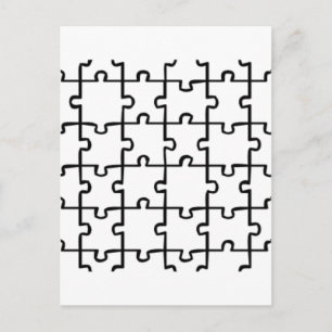 Jigsaw Puzzle Postcard