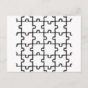 Jigsaw Puzzle Postcard