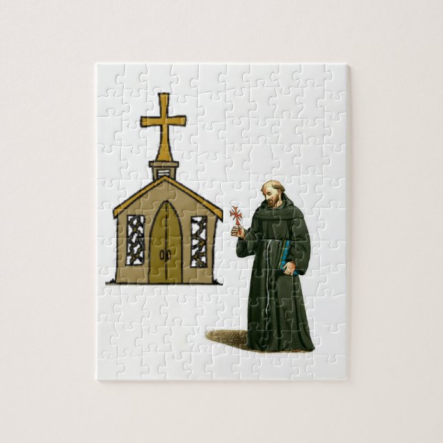 Jigsaw Puzzle Priest (Vertical)