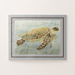 Jigsaw Puzzle Sea Turtle #1