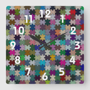 Jigsaw Puzzle Wall Clock