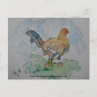 Jigsaw series - 'Chicken on the farm' 2010, www... Postcard