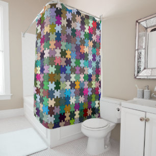Jigsaw Shower Curtain