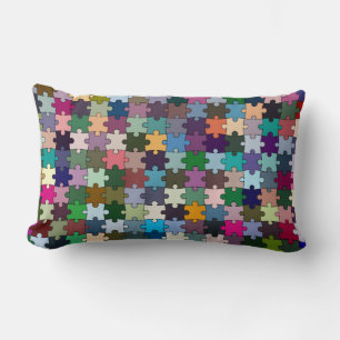 Jigsaw Throw Pillow