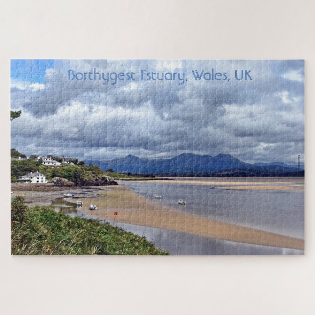 Jigsaw Travel Wales Estuary Landscape Jigsaw Puzzle (Horizontal)