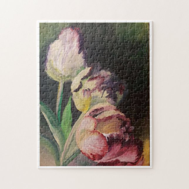 Jigsaw Tulip Puzzle by JP Denyer (Vertical)