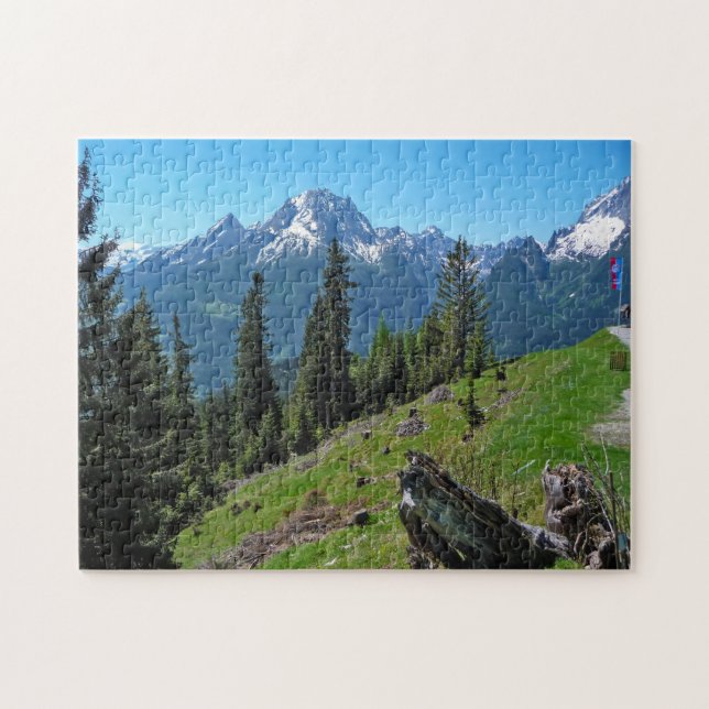 Jigsaws Berchtesgaden Massif Germany. Jigsaw Puzzle (Horizontal)