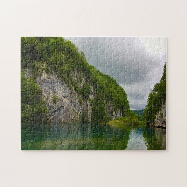 Jigsaws Croatia 16 lake national Park Pltvicka. Jigsaw Puzzle (Horizontal)