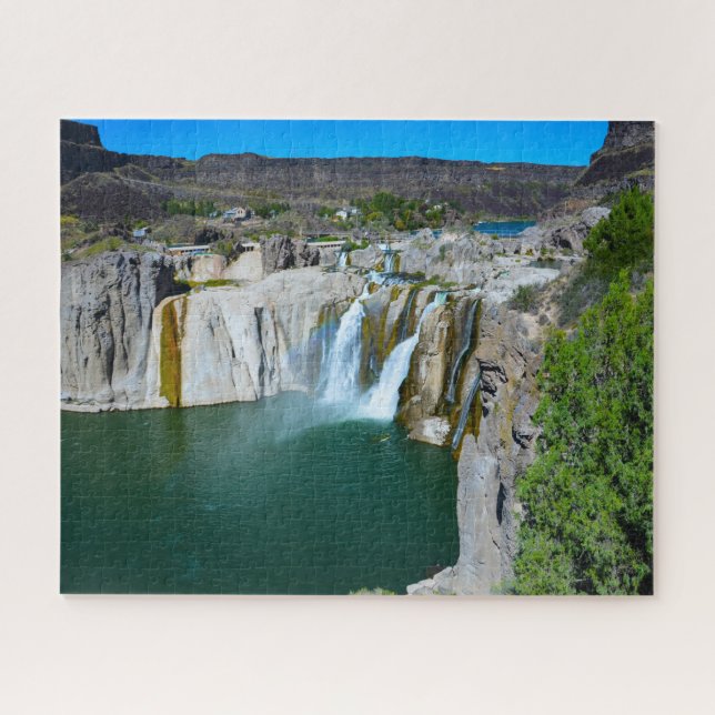 Jigsaws Idaho Water Falls. Jigsaw Puzzle (Horizontal)