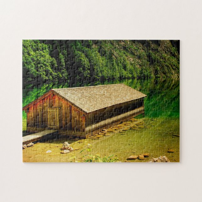 Jigsaws königssee Berchtesgaden Park. Jigsaw Puzzle (Horizontal)