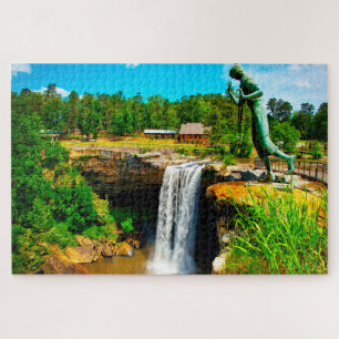 Jigsaws Noccaulula Falls Alabama. Jigsaw Puzzle