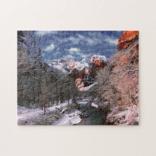 Jigsaws Virgin river Zion National Park Utah. Jigsaw Puzzle