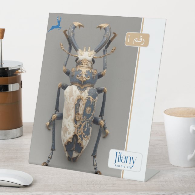 JILANY PEDESTAL SIGN (In SItu)