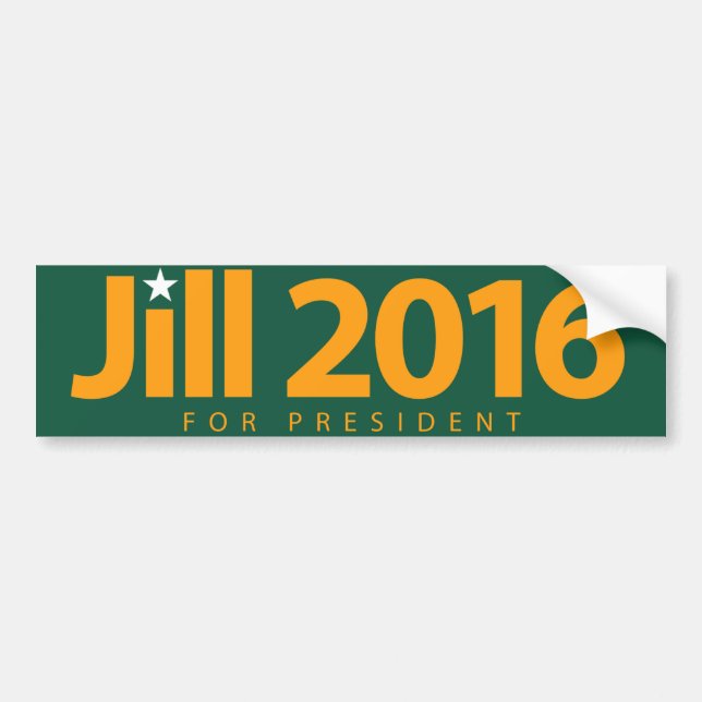 Jill 2016 bumper sticker (Front)