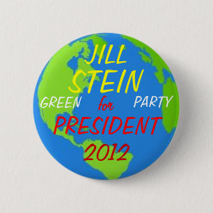 Jill Stein 2012 button pink
