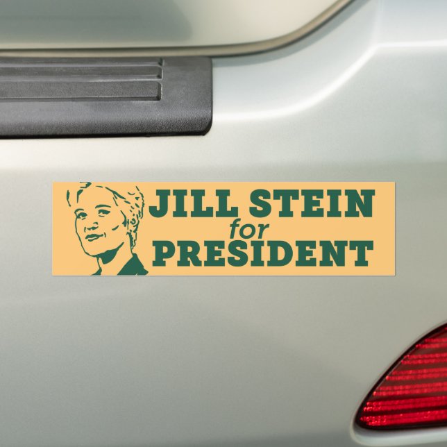 Jill Stein 2024 Bumper Sticker (On Car)