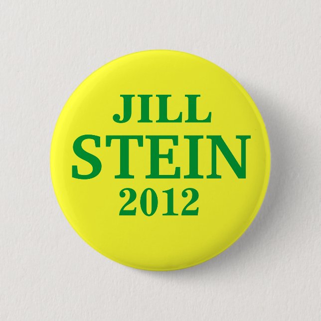 Jill STEIN FOR PRESIDENT 2012 6 Cm Round Badge (Front)