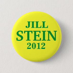 Jill STEIN FOR PRESIDENT 2012 6 Cm Round Badge