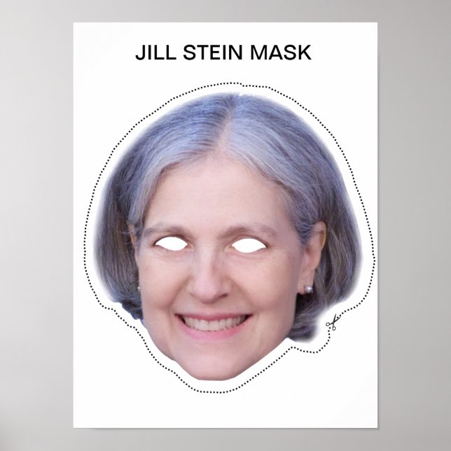 Jill Stein Mask Poster (Front)