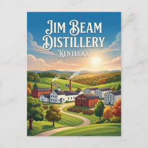Jim Beam Distillery Kentucky Postcard