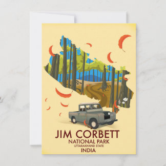 Jim Corbett National Park, Uttarakhand State Invitation