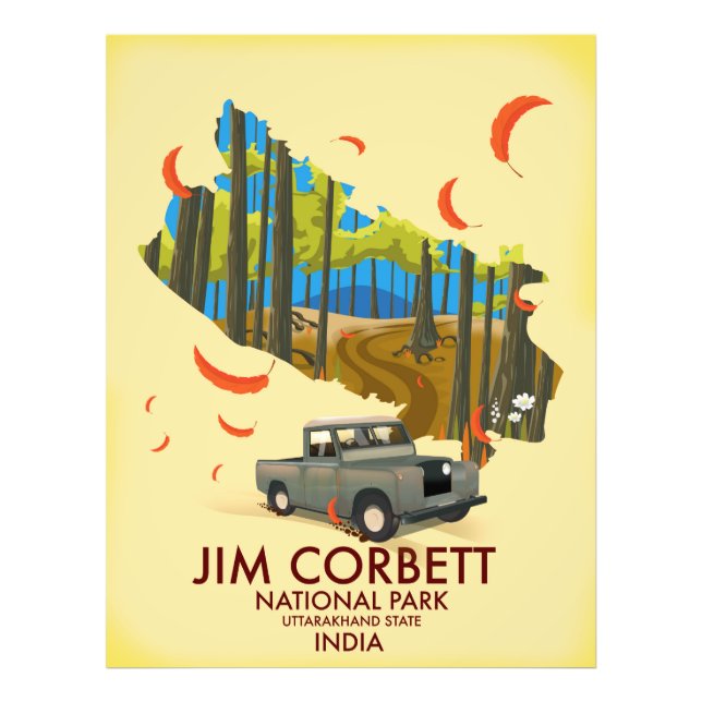 Jim Corbett National Park, Uttarakhand State Photo Print (Front)