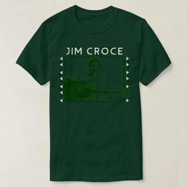 Jim Croce Retro Fan Artwork Design T-Shirt (Design Front)