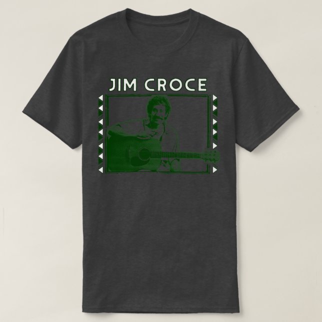 Jim Croce Retro Fan Artwork Design T-Shirt (Design Front)